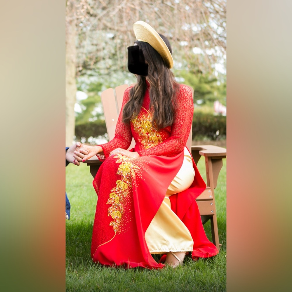 Vietnamese Bridal Wedding Ao Dai